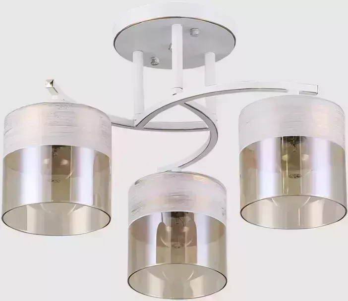 Люстра RITTER 52549 3 Modern 00584/3 3хE27, 420х420х250мм, белое золото, СВЕТИЛЬНИКИ ПОТОЛОЧНЫЕ, ЛЮСТРЫ 3