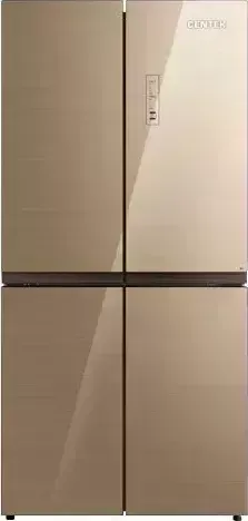 Холодильник CENTEK CT-1756 BEIGE GLASS TOTAL NF -456л (153л/303л)