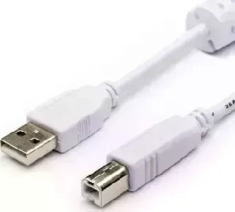 Кабель ATCOM (АТ0109) USB 2.0 AM/BM - 5.0 м (для переферии 1 FERITE) (5) кабель м 1