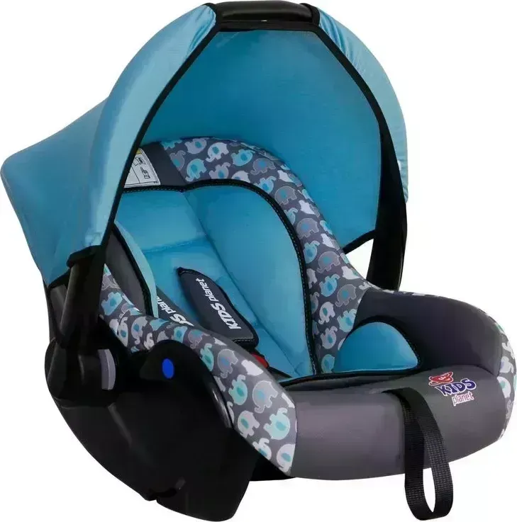 Автокресло KIDS PLANET (KRES2559) Luna, лазурные слоны детское