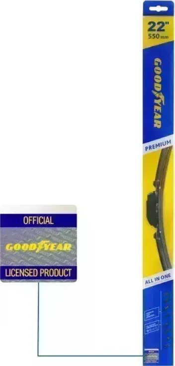 Щетка стеклоочистителя GOODYEAR GY000442 PREMIUM 22 /55 CM бескаркасная 22'' CM