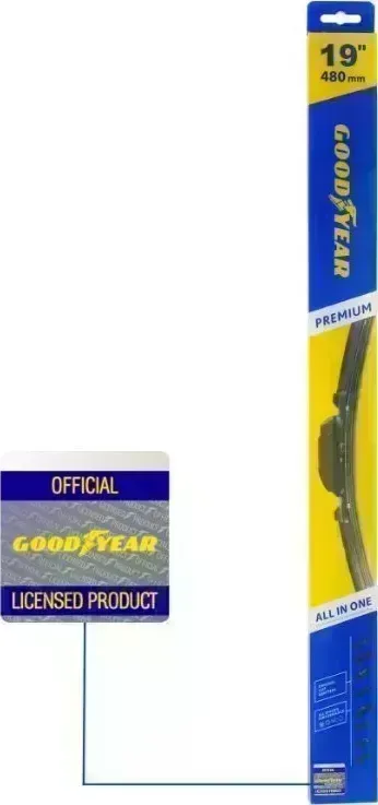 Щетка стеклоочистителя GOODYEAR GY000439 PREMIUM 19 /48 CM бескаркасная 19'' CM
