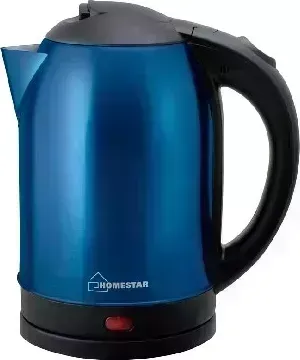 Чайник электрический HOMESTAR HS-1009 blue (002996) нержавейка синий
