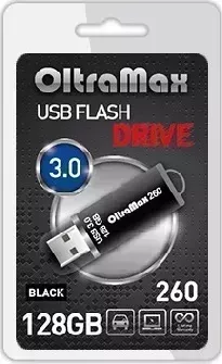 Флеш-накопитель OLTRAMAX OM-128GB-260-Black 3.0 черный флэш-накопитель