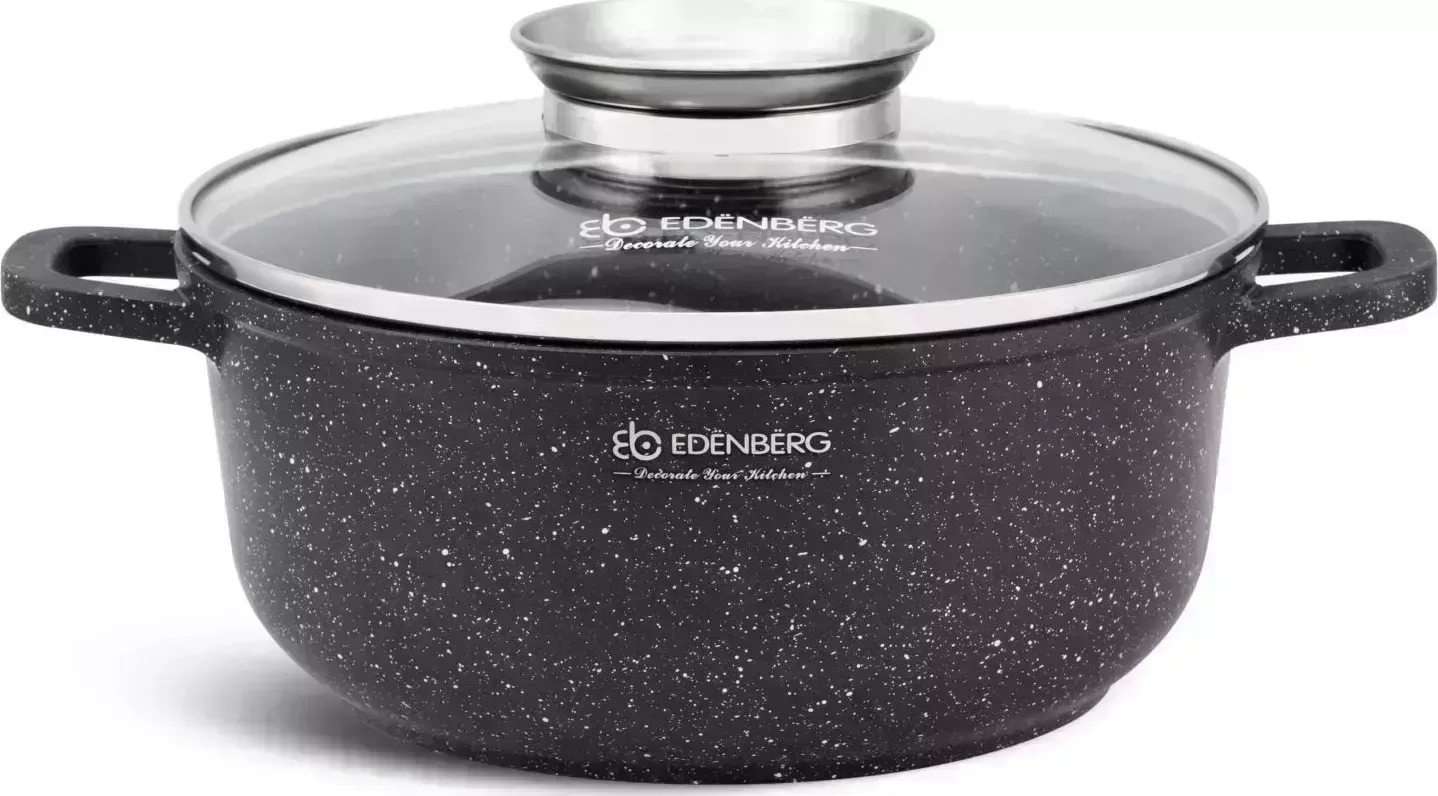 Казан EDENBERG EB-8117 с крышкой 3.6л, 22см