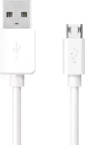Кабель LUAZON HOME (865573) , microUSB - USB, 1 А, 0,8 м, белый