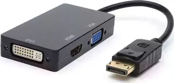Переходник ATCOM (AT6854) 0.1 m DisplayPort(m) HDMI, VGA, DVI