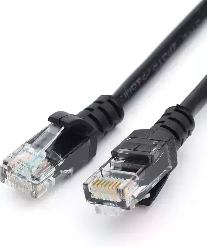 Кабель Патч-корд GEPLINK (GL3961) UTP, 1 м, литой, RJ45, Cat.5e, черный