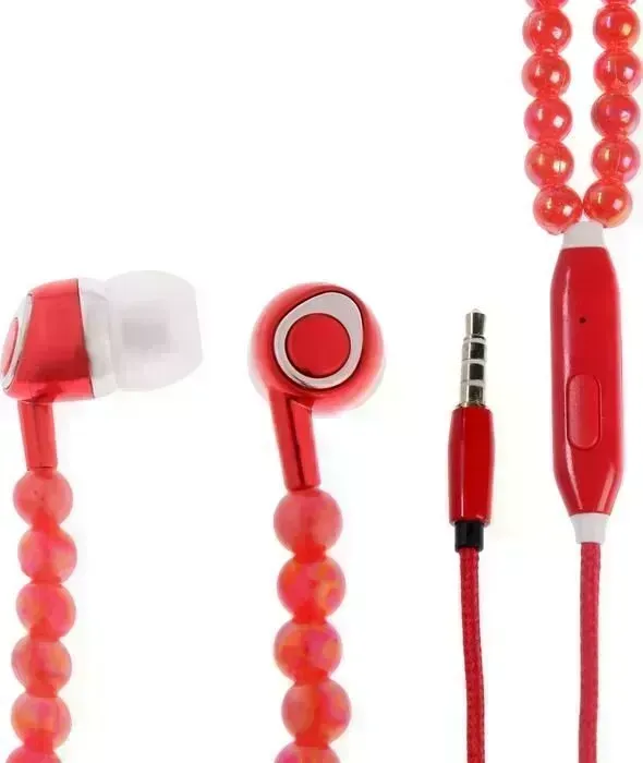 Наушники LUAZON HOME (5415834) VBT 1.11 "Жемчуг", красный