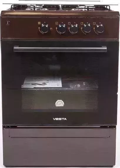 Плита газовая VESTA Bergamo VGG 10-G Коричневый ГКдух Ex