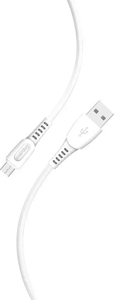 Кабель SMARTBUY (iK-12-S40w) S40 MicroUSB белый, 2.4 А, 1 м