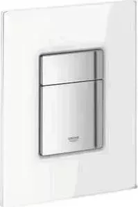 Кнопка смыва Grohe Skate Cosmopolitan стеклянная поверхность матовый белый (38845LS0)
