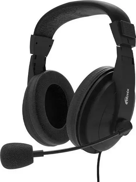 Наушники RITMIX RH-540M black