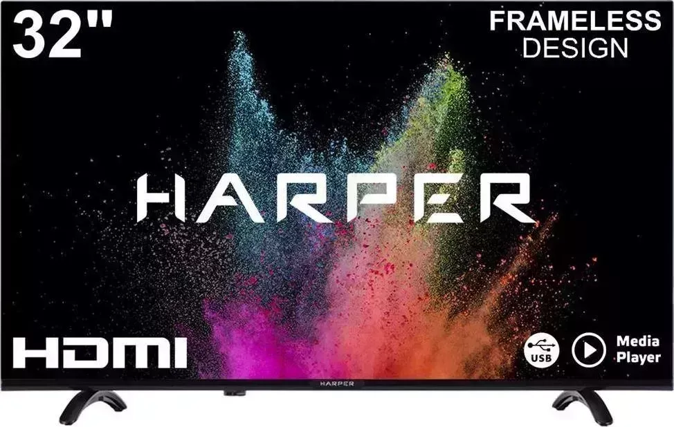Телевизор HARPER 32R721T БЕЗРАМОЧНЫЙ