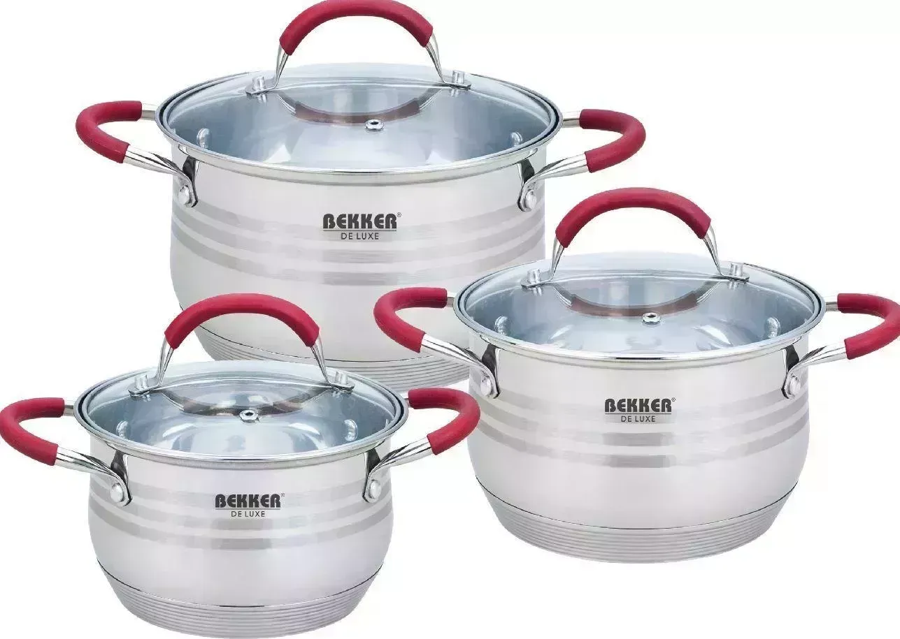 Кастрюля BEKKER BK-1768 6 пр Посуда 6