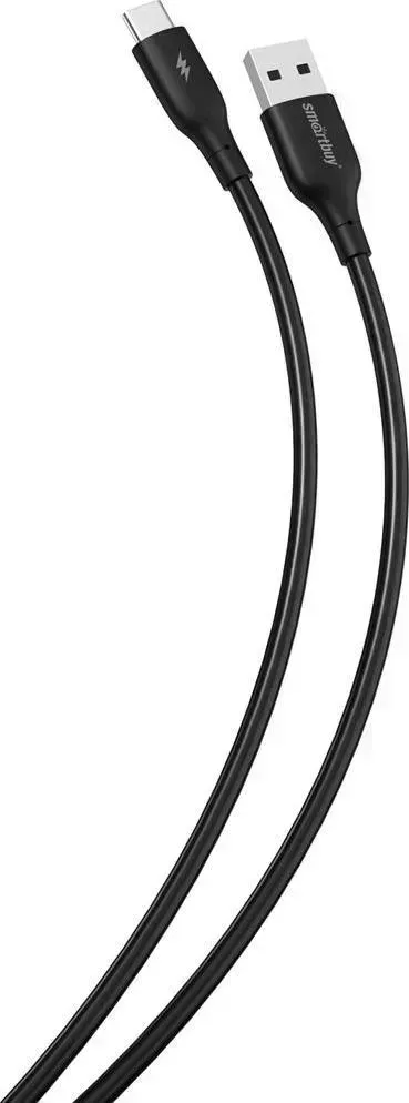Кабель SMARTBUY (iK-3112-S25b) S25 Type C черный, 3А, soarer,TPE,1 м
