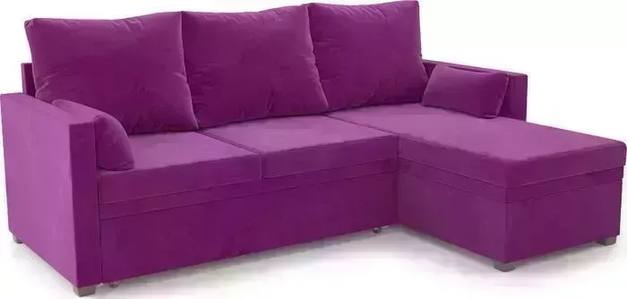 Диван угловой Mebel Ars Париж (фиолет)
