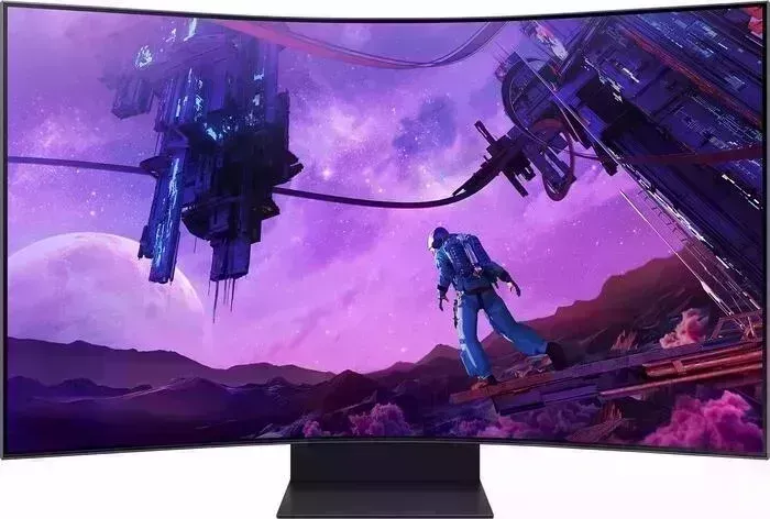 Монитор Samsung 55" Odyssey Ark LS55BG970NIXCI черный VA 1ms 16:9 HDMI M/M матовая HAS Piv 600cd 178гр/178гр 3840x2160 (LS55BG970NIXCI)