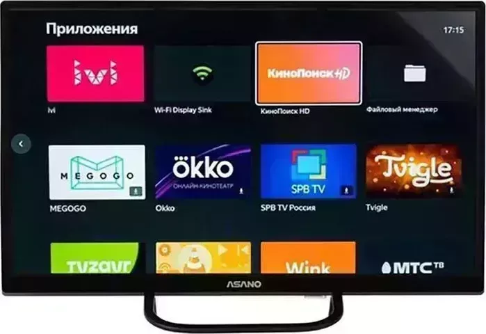 Телевизор ASANO 24LH8110T (24", HD, 60Гц, SmartTV, Яндекс, WiFi)