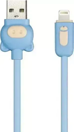 Кабель SMARTBUY (iK-512CPG blue) 8PIN COLOR PIG 2 А 1.0 м синий кабель 2 А м