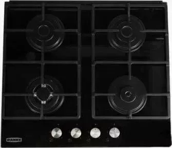 Панель варочная газовая DANKE SIMPLE 64GT BLACK GLASS
