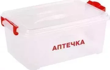 Контейнер АЛЬТЕРНАТИВА М7372 "Аптечка" 7,5л прямоугольный (с ручками)