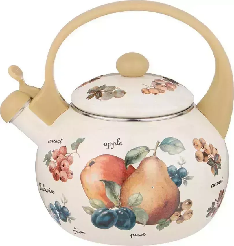 Чайник AGNESS 934-429 ФРУКТЫ эмал. 2,2л