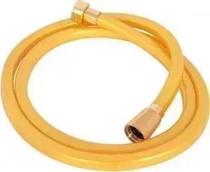 Душевой шланг KAISER для душа 1,5 м ПВХ, под золото (0055 Gold)