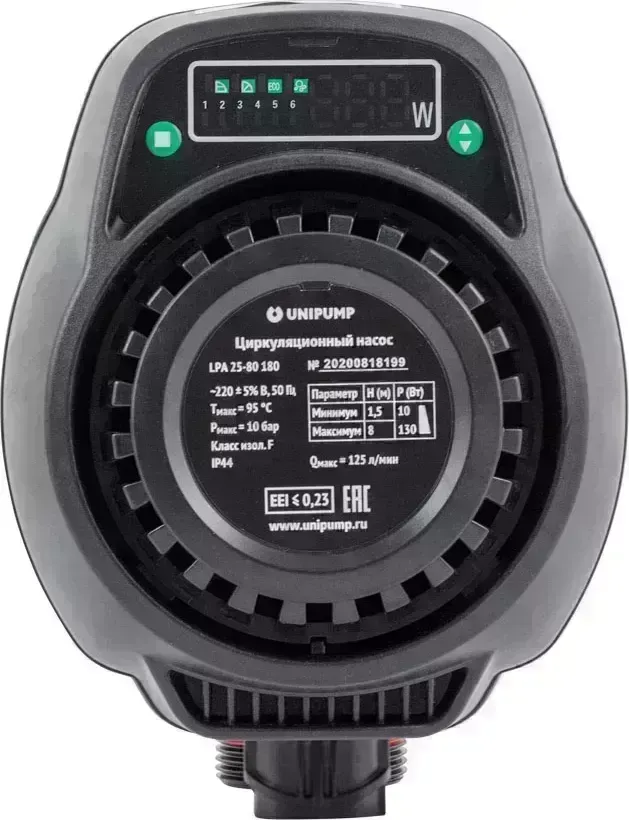 Насос циркуляционный Unipump LPA 32-80 энергосберегающий с частотным регулированием