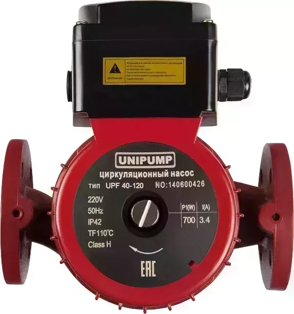 Насос циркуляционный Unipump UPF 40-120 фланцевый
