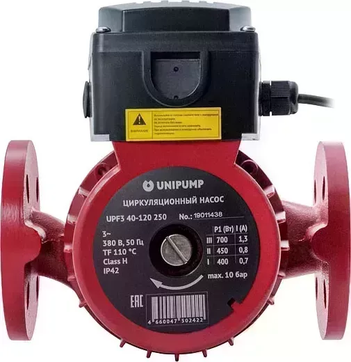 Насос циркуляционный Unipump UPF3 65-120 300 фланцевый