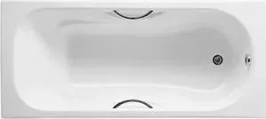 Чугунная ванна ROCA Malibu 160x70 antislip с отверстиями для ручек (2334G0000)