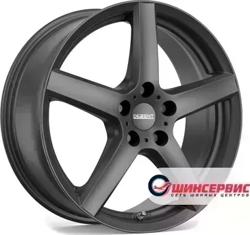 Диск автомобильный Dezent TY graphite TY R17 / 7.0J PCD 5x114.3 ET 45.00 ЦО 67.10