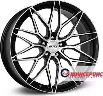Диск автомобильный Dotz Suzuka dark R19 / 8.5J PCD 5x112 ET 45.00 ЦО 70.10