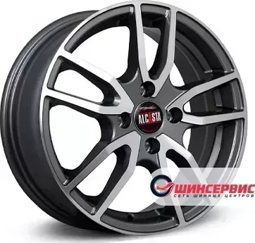 Диск автомобильный Alcasta M57 R15 / 6.0J PCD 4x100 ET 40.00 ЦО 60.10