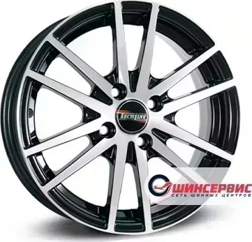 Диск автомобильный Tech Line 435 R14 / 5.5J PCD 4x100.00 ET 43.00 ЦО 60.10