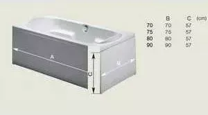 Боковая панель RIHO 75 c креплением (P07500500000000)