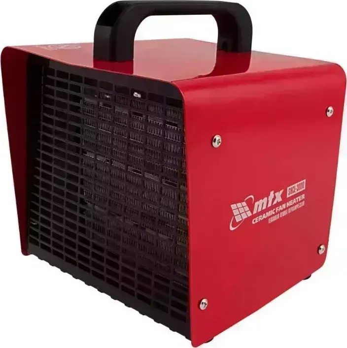 Тепловая пушка MTX SHCL-3000, квадратная, 230 В, 480 м3/ч, 1/3 кВт 96403 керамическая
