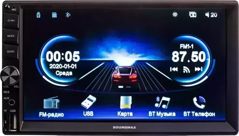 Автомагнитола SOUNDMAX SM-CCR4705M