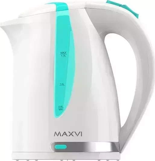 Чайник электрический MAXVI KE1701P white-green чайник