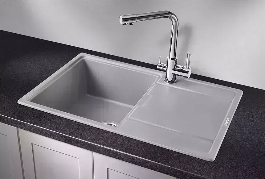 Мойка кухонная GRANULA GR-6503 АЛЮМИНИУМ кварц