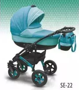 Коляска 2 в 1 CAMARELO 2в1 Sevilla бирюзовый K242/22