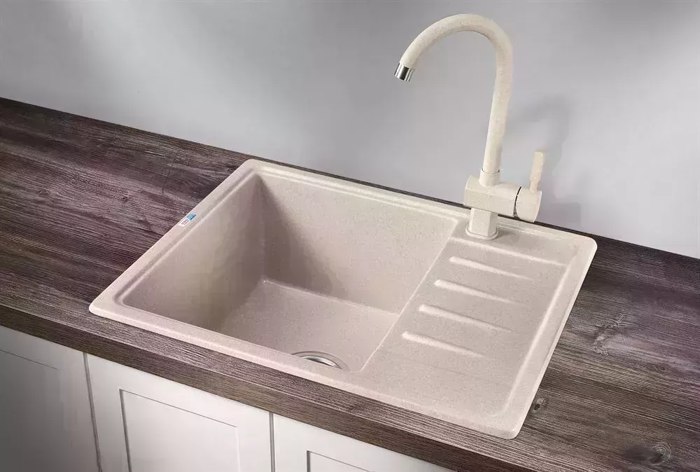 Мойка кухонная GRANULA ST-5803 БЕЖЕВЫЙ СтандАРТ кварц