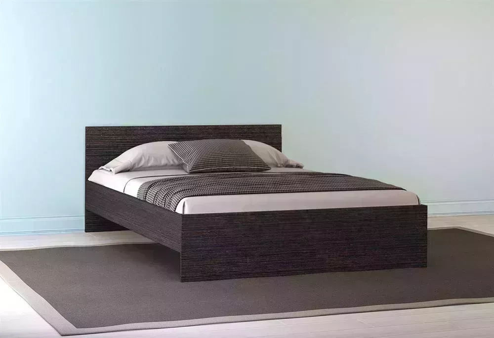 Кровать НК мебель НИКОЛЬ 160*200 Венге 72240067 (2 кор.)