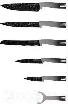 Набор ножей MERCURYHAUS KITCHEN KING KK-SL5 GRY