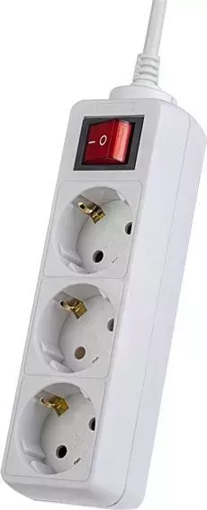 Удлинитель PERFEO (PF_A4677) "POWERMATE" - 3 роз - 1,8м - белый