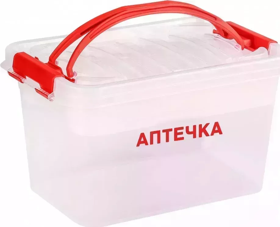 Контейнер АЛЬТЕРНАТИВА М7582 Аптечка 7л (со вставкой)