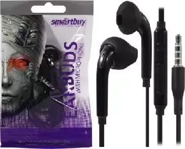 Наушники SMARTBUY (SBH-201) S6 черный -гарнитура S6