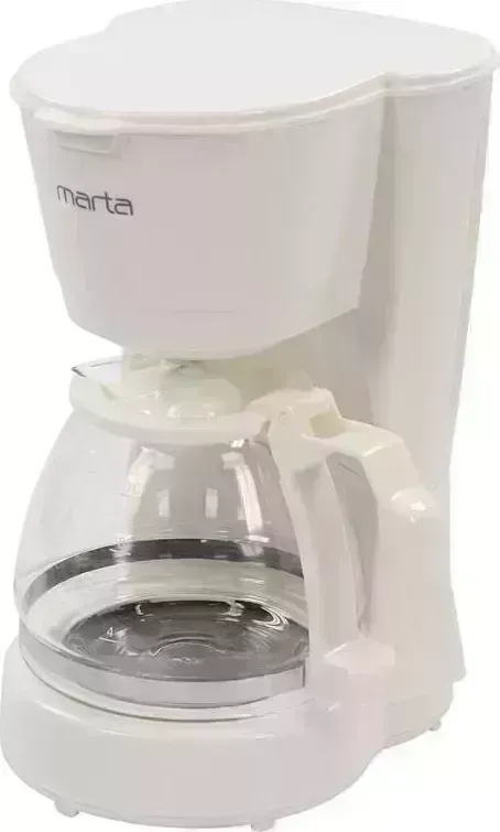 Кофеварка MARTA MT-2117 белый жемчуг кофеварка