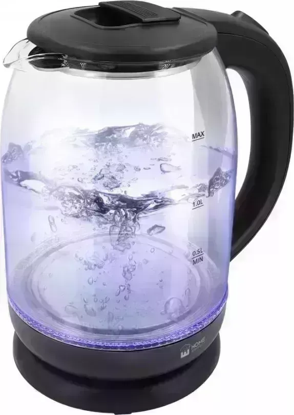 Чайник электрический HOME ELEMENT HE-KT186 черный жемчуг стекло
